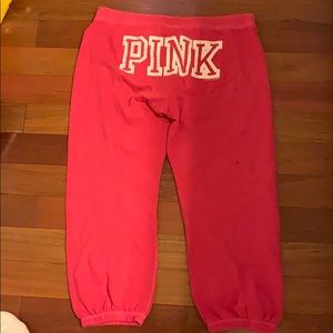Pink sweatpants